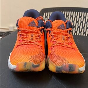 Adidas D.O.M. ISSUE #2 Men's Bright Orange and Navy Sneakers